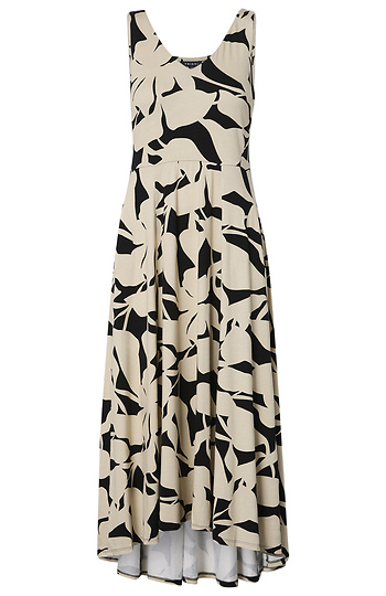 Printed Sleeveless Dress Slide 1