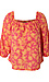 Tribal Floral Peasant Top Thumb 1