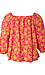 Tribal Floral Peasant Top Thumb 2