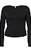 Scoop Neck Long Sleeve Thumb 1