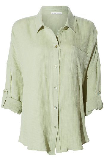 Long Sleeve Button Up Slide 1