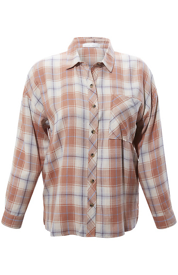 Button Up Plaid Shirt Slide 1