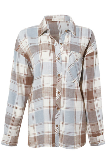 Button Up Plaid Shirt Slide 1