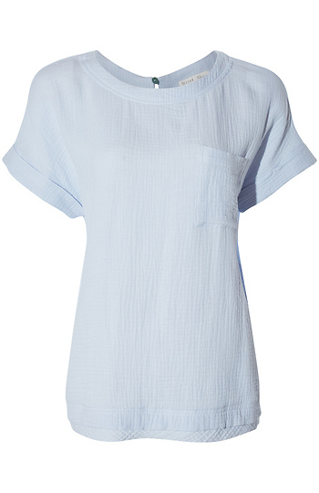Keyhole Back Blouse Slide 1