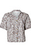 Printed Short Sleeve Button Up Thumb 1