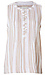 1/2 Button Front Stripe Tank Thumb 1