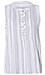 1/2 Button Front Stripe Tank Thumb 1