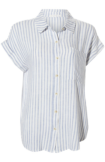 Striped Short Sleeve Slide 1