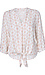 Tie Front Printed Top Thumb 1