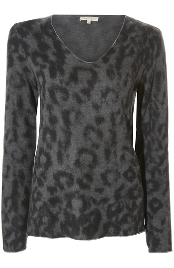 Leopard Print Long Sleeve Slide 1