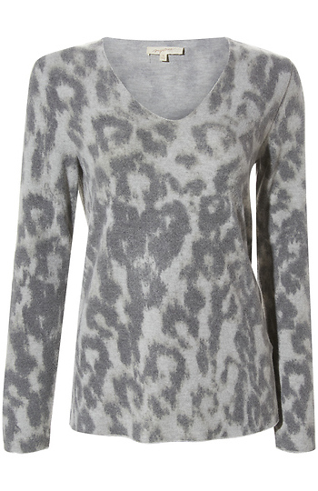 Leopard Print Long Sleeve Slide 1