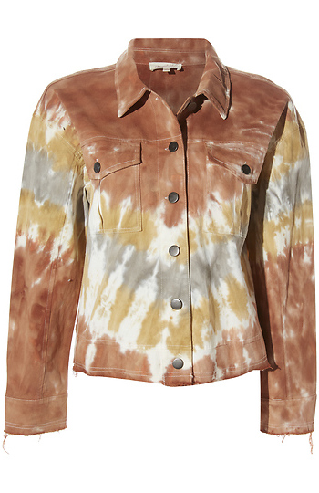 Tie Dye Trucker Jacket Slide 1