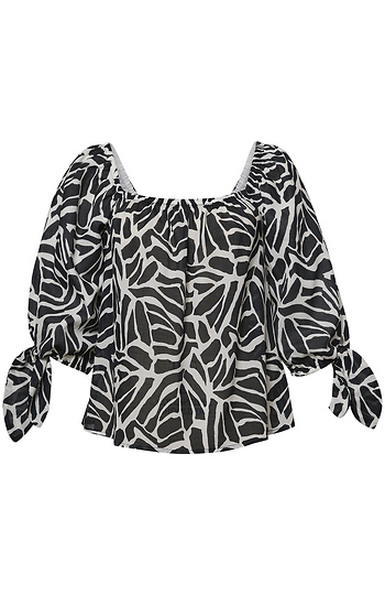 Printed Woven Blouse Slide 1