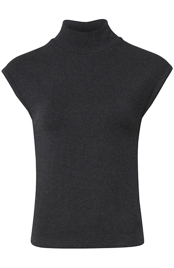 Mock Neck Knit Top Slide 1