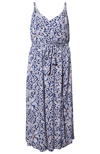 Floral Maxi Wrap Dress Slide 1