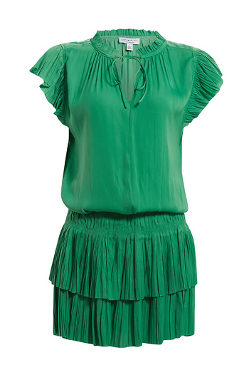Pleated Mini Dress Slide 1