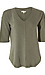 Half Sleeve V Neck Thumb 1