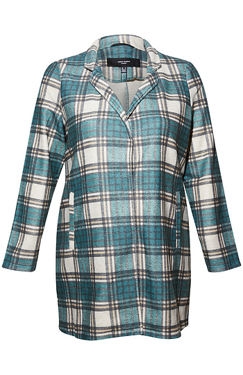 Brushed Plaid Jacket Slide 1