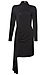 High Neck Asymmetrical Dress Thumb 1