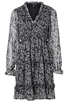 Printed Long Sleeve Dress