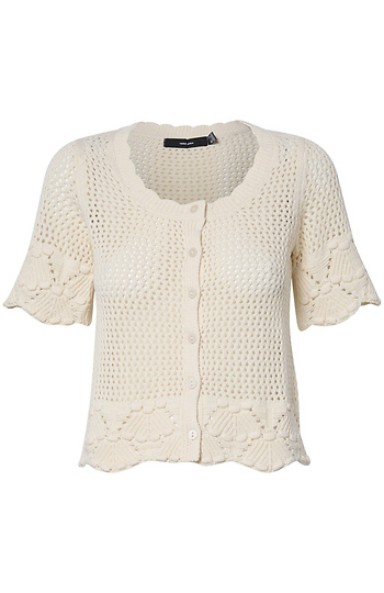 Vero Moda U Neck Crochet Top Slide 1