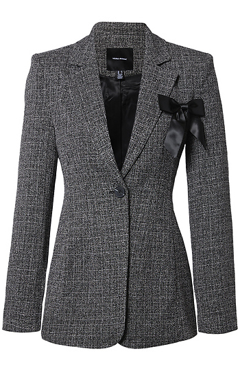 Fitted Bow Blazer Slide 1