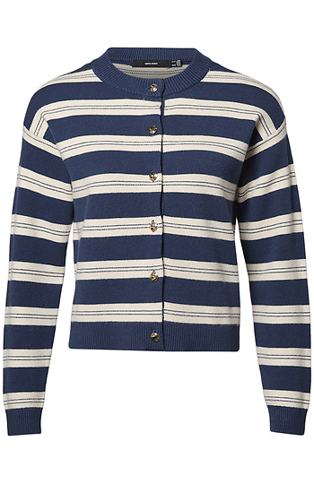 Striped Cardigan Slide 1