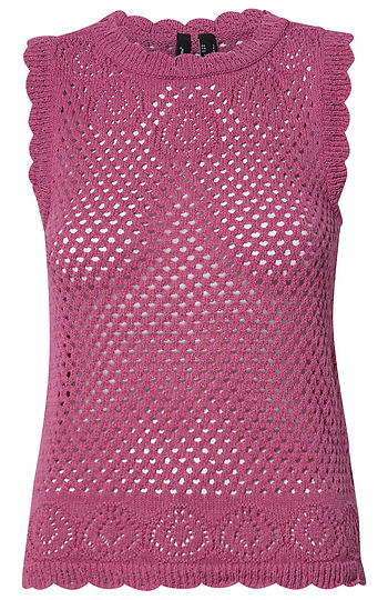 Sleeveless Crochet Top Slide 1