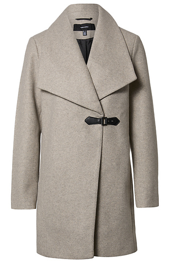 Coat with Notch Closure Detail Slide 1
