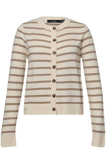 Striped Cardigan Slide 1