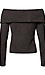 Off-Shoulder Long Sleeve Top Thumb 2