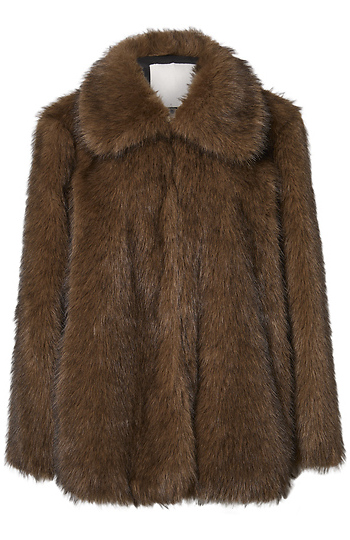 Faux Fur Jacket Slide 1