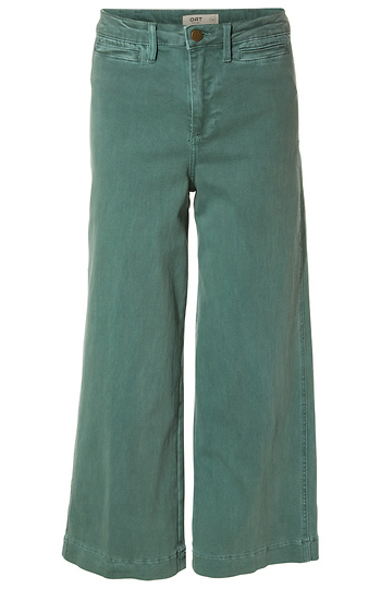 High Rise Wide Leg Cropped Jean Slide 1