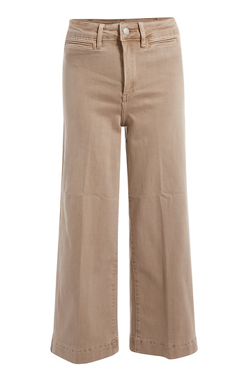 High Rise Wide Leg Cropped Jean Slide 1