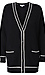 525 America Oversized Cardigan w/ Tipping Thumb 1