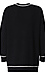 525 America Oversized Cardigan w/ Tipping Thumb 2