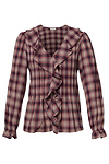 Plaid Blouse