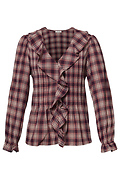 Plaid Blouse