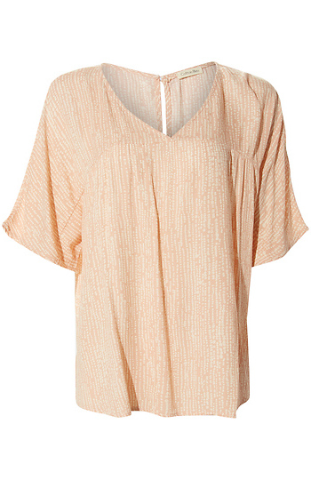 Dot Print Short Sleeve Slide 1