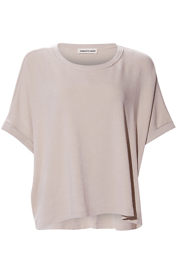 Crepe Hacci Cuffed Tee Slide 1