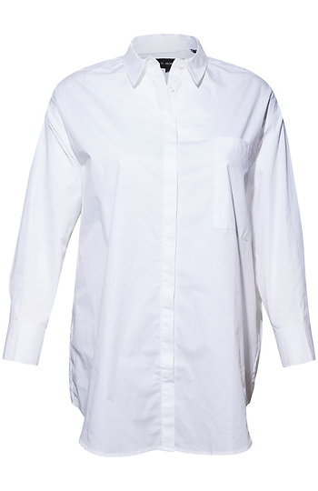 Maeve Oversized Button-Up Shirt Slide 1