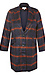 Double Breasted Plaid Coat Thumb 1