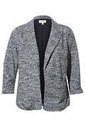 Skies Are Blue Tweed Open Blazer