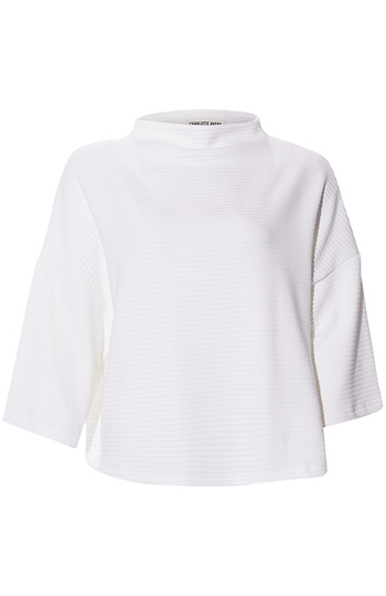 Cowl Neck Long Sleeve Top Slide 1