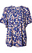 Ruffle Sleeve V Neck Top Thumb 1