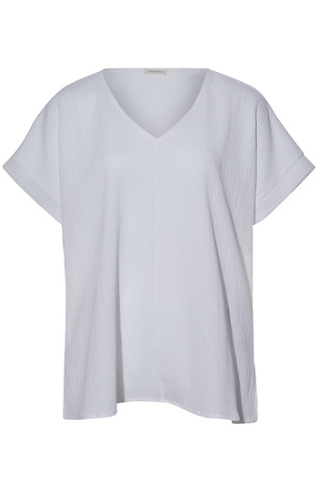 V Neck Short Sleeve Top Slide 1