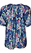 Floral Split Neck Blouse Thumb 2