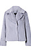 Fuzzy Collared Jacket Thumb 1