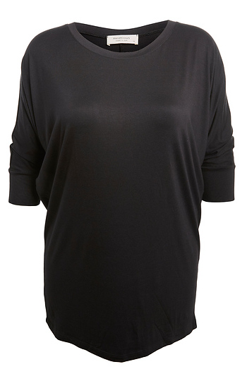 Nina Dolman Round Neck Modal Jersey Top Slide 1