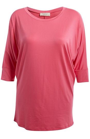 Nina Dolman Round Neck Modal Jersey Top Slide 1